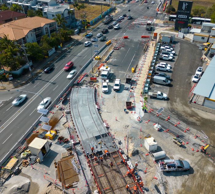 Gold Coast Light Rail ongoing